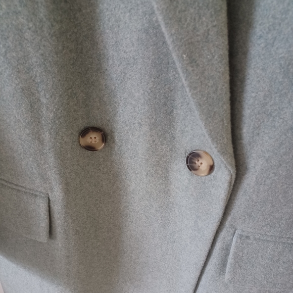 ⛔️SOLD⛔️🆕️NWT Club Monaco Double Breasted Wool Blend Coat in 'Green' - Picture 10 of 13